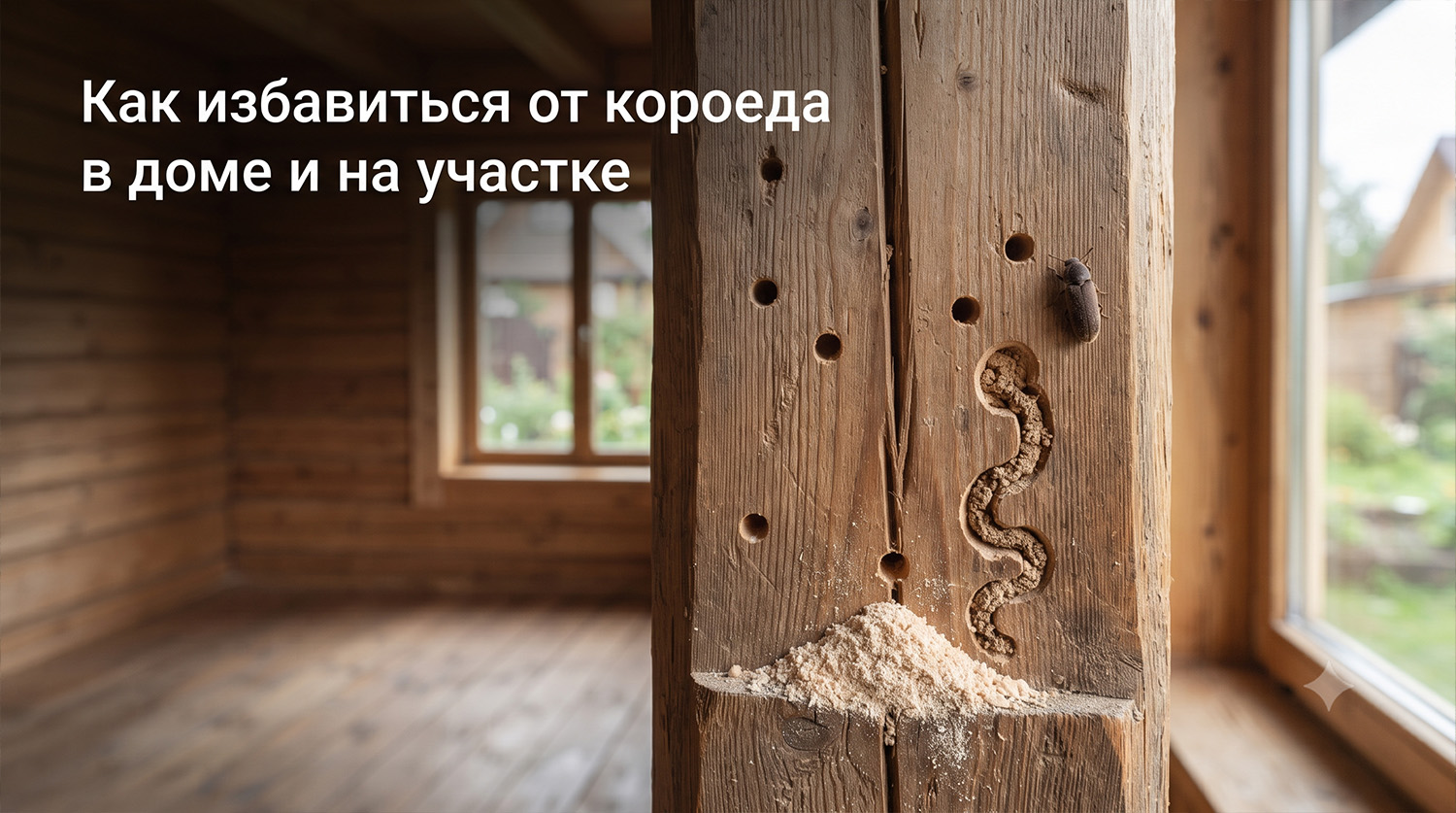 Как избавиться от короеда в доме, саду и на участке